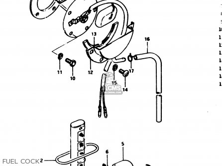 FUEL COCK - GS450S 1982 (D) GENERAL EXPORT (E01)