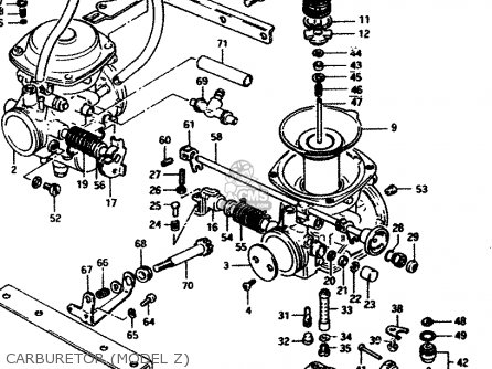 CARBURETOR (MODEL Z) - GS450S 1982 (Z) GENERAL EXPORT (E01)
