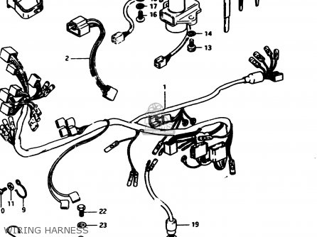 WIRING HARNESS - GS450S 1982 (Z) GENERAL EXPORT (E01)