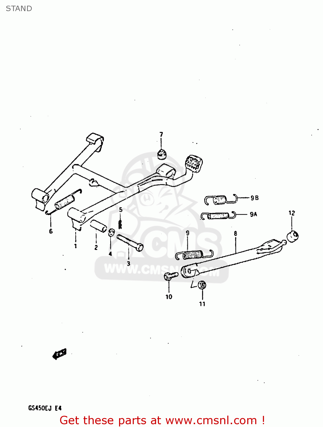 STAND GS450S 1984 (E) (E06 E15 E34 E39)