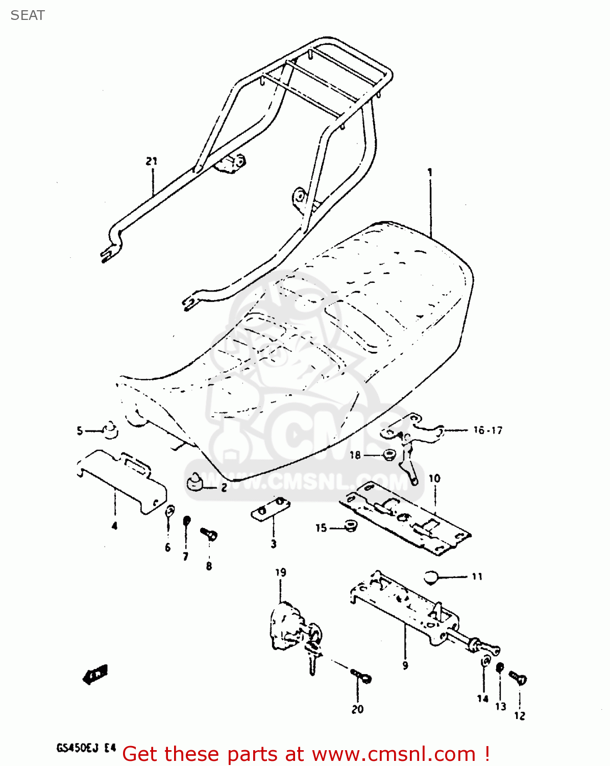 SEAT GS450S 1984 (E) (E06 E15 E34 E39)