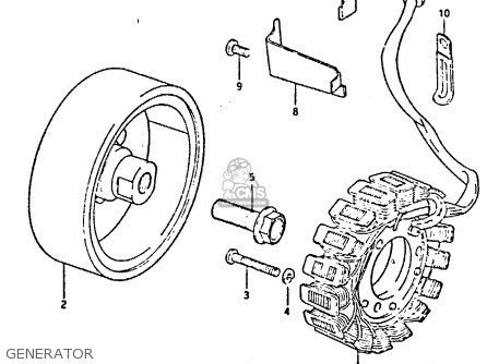 GENERATOR - GS450S 1984 (E) (E06 E15 E34 E39)