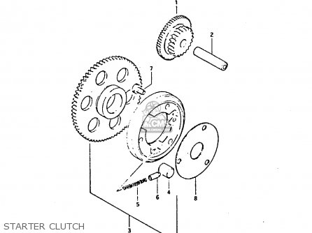 STARTER CLUTCH - GS450S 1984 (E) (E06 E15 E34 E39)