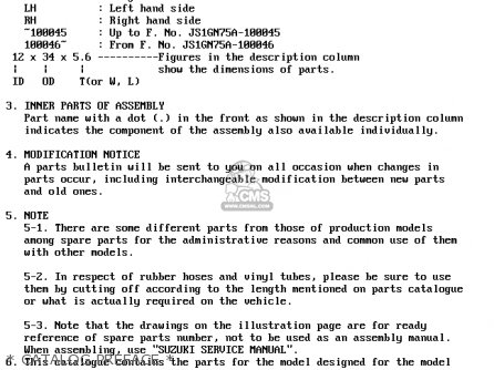 * CATALOG PREFACE * - GS450S 1984 (E) (E06 E15 E34 E39)