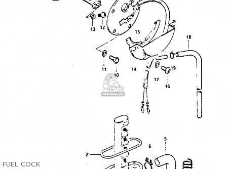 FUEL COCK - GS450S 1986 (G) FINLAND AUSTRIA (E15 E39)