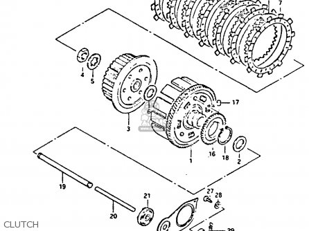 CLUTCH - GS450S 1987 (H) FINLAND ITALY AUSTRIA (E15 E34 E39)