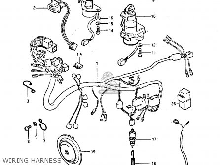 WIRING HARNESS - GS450S 1987 (H) FINLAND ITALY AUSTRIA (E15 E34 E39)
