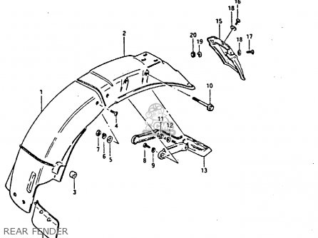 REAR FENDER - GS450S 1988 (J) (E04 E22 E34 E77)