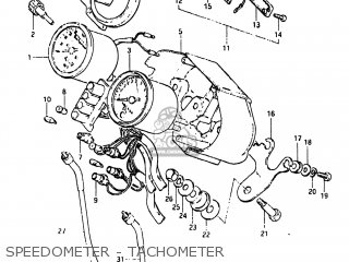 SPEEDOMETER - TACHOMETER - GS450ST 1980 (T) USA (E03)