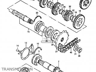 TRANSMISSION - GS450ST 1980 (T) USA (E03)