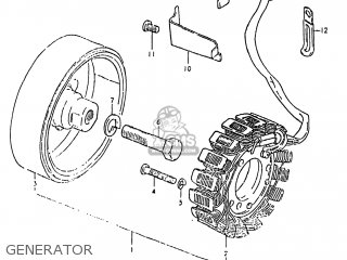 GENERATOR - GS450ST 1982 (Z) USA (E03)