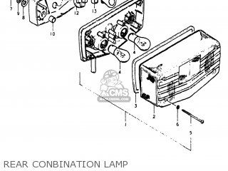 REAR CONBINATION LAMP - GS450ST 1982 (Z) USA (E03)