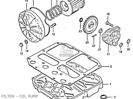 FILTER - OIL PUMP - GS450SU 1988 (J) GERMANY (E22)