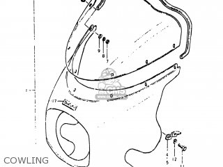 COWLING - GS450SX 1981 (X) USA (E03)