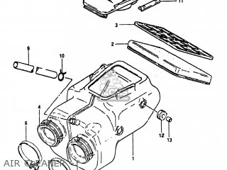 AIR CLEANER - GS450T 1981 (X) USA (E03)