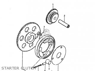 STARTER CLUTCH - GS450T 1981 (X) USA (E03)