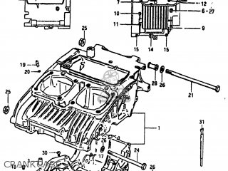 CRANKCASE - GS450T 1982 (Z) USA (E03)