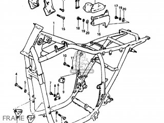 FRAME - GS450T 1982 (Z) USA (E03)