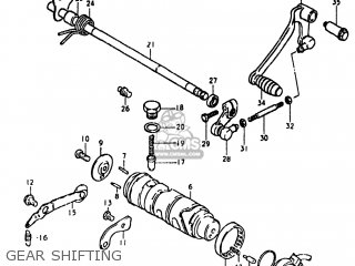 GEAR SHIFTING - GS450T 1982 (Z) USA (E03)