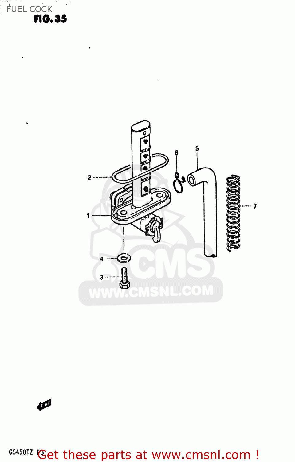 FUEL COCK GS450TX 1982 (Z) USA (E03)
