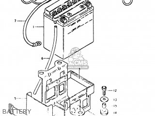 BATTERY - GS450TX 1982 (Z) USA (E03)