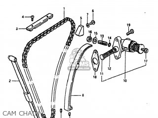 CAM CHAIN - GS450TX 1982 (Z) USA (E03)