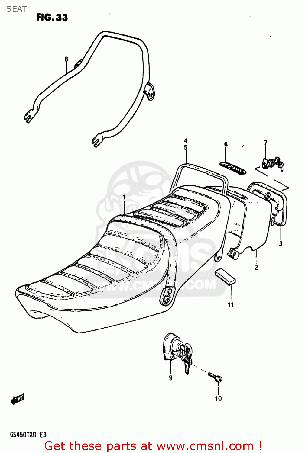 SEAT GS450TX 1983 (D) USA (E03)