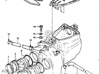 AIR CLEANER - GS450TX 1983 (D) USA (E03)