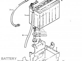 BATTERY - GS450TX 1983 (D) USA (E03)