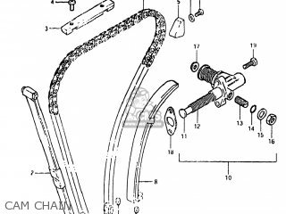 CAM CHAIN - GS450TX 1983 (D) USA (E03)
