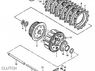 CLUTCH - GS450TX 1983 (D) USA (E03)