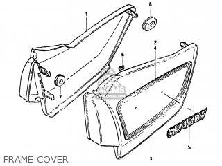FRAME COVER - GS450TX 1983 (D) USA (E03)