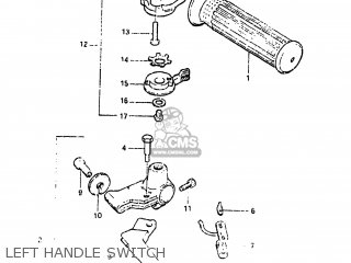 LEFT HANDLE SWITCH - GS450TX 1983 (D) USA (E03)