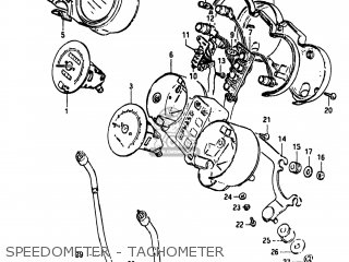 SPEEDOMETER - TACHOMETER - GS450TX 1983 (D) USA (E03)