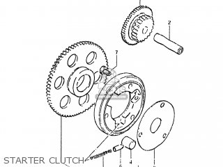 STARTER CLUTCH - GS450TX 1983 (D) USA (E03)