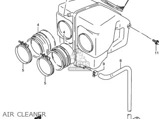 AIR CLEANER - GS500 2001 (K1) USA (E03)