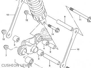 CUSHION LEVER - GS500 2001 (K1) USA (E03)