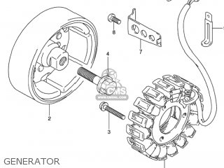 GENERATOR - GS500 2001 (K1) USA (E03)