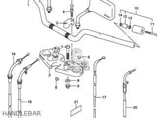 HANDLEBAR - GS500 2001 (K1) USA (E03)