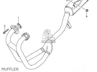 MUFFLER - GS500 2001 (K1) USA (E03)