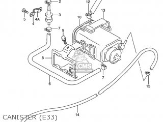 CANISTER (E33) - GS500 2002 (K2) USA (E03)