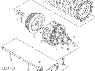 CLUTCH - GS500 2002 (K2) USA (E03)