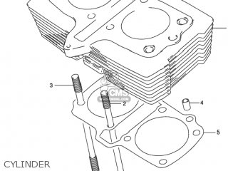CYLINDER - GS500 2002 (K2) USA (E03)