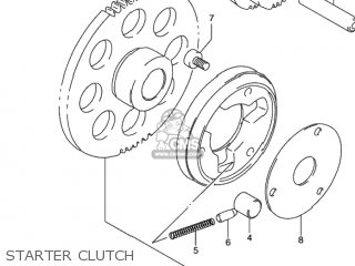 STARTER CLUTCH - GS500 2002 (K2) USA (E03)