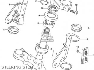 STEERING STEM - GS500 2002 (K2) USA (E03)