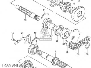TRANSMISSION - GS500 2002 (K2) USA (E03)