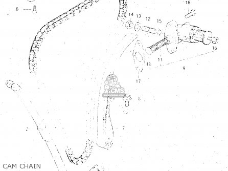 CAM CHAIN - GS500E 1981 (X) GENERAL EXPORT (E01)