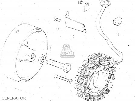 GENERATOR - GS500E 1981 (X) GENERAL EXPORT (E01)