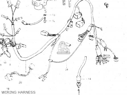 WIRING HARNESS - GS500E 1981 (X) GENERAL EXPORT (E01)