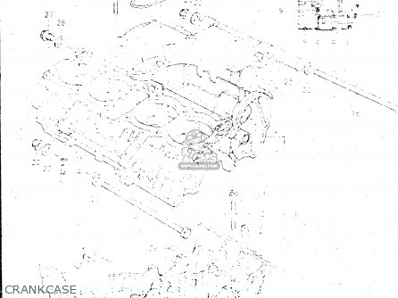 CRANKCASE - GS500E 1981 (X) GENERAL EXPORT (E01)